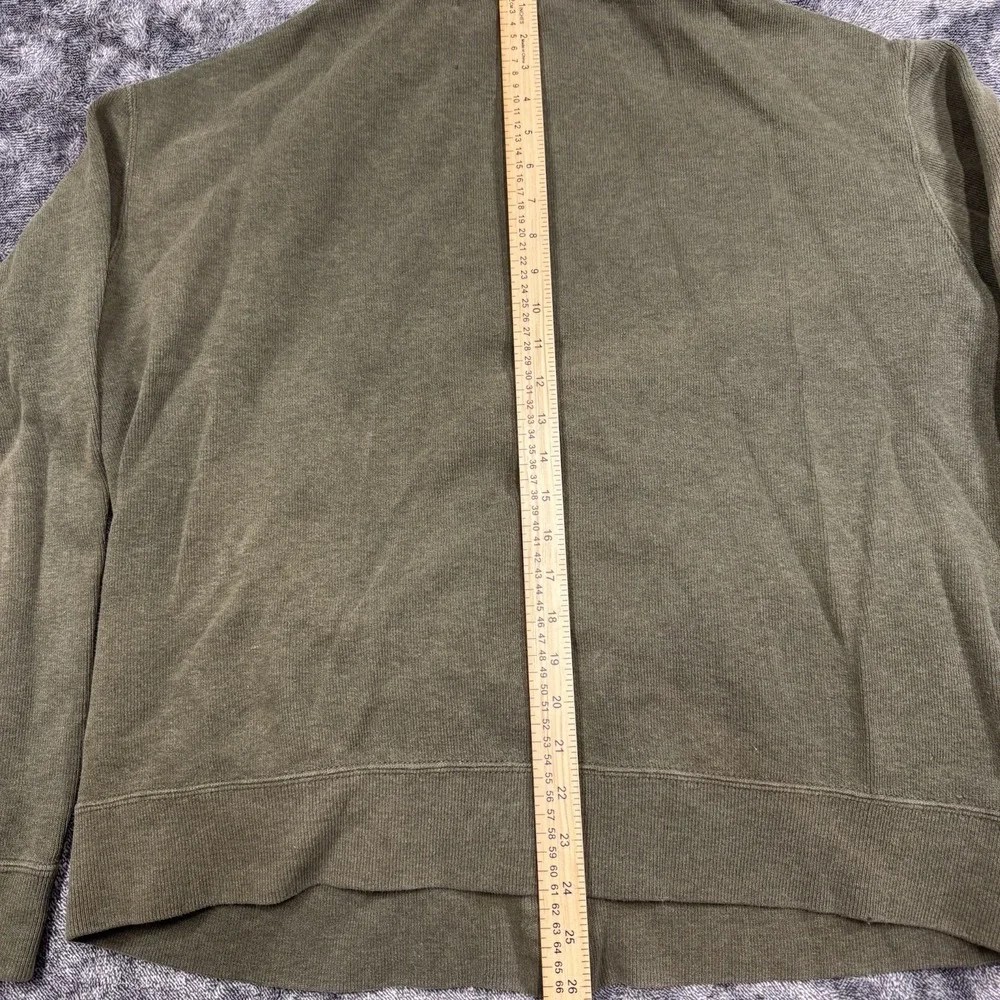 Polo Ralph Lauren Full Zip Mock Neck Jacket Mens Large Olive Green Purple Horse
